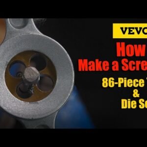 How to Make a Screw?🔩 | VEVOR 86-Piece Tap and Die Set