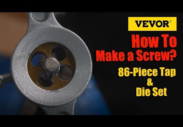 How to Make a Screw?ðŸ”© | VEVOR 86-Piece Tap and Die Set