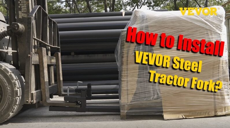 VEVOR | How to Install 30" 1500 lbs Steel Tractor Fork?