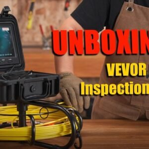 VEVOR UNBOXING | 98.4 FT Cable Pipeline Inspection Camera